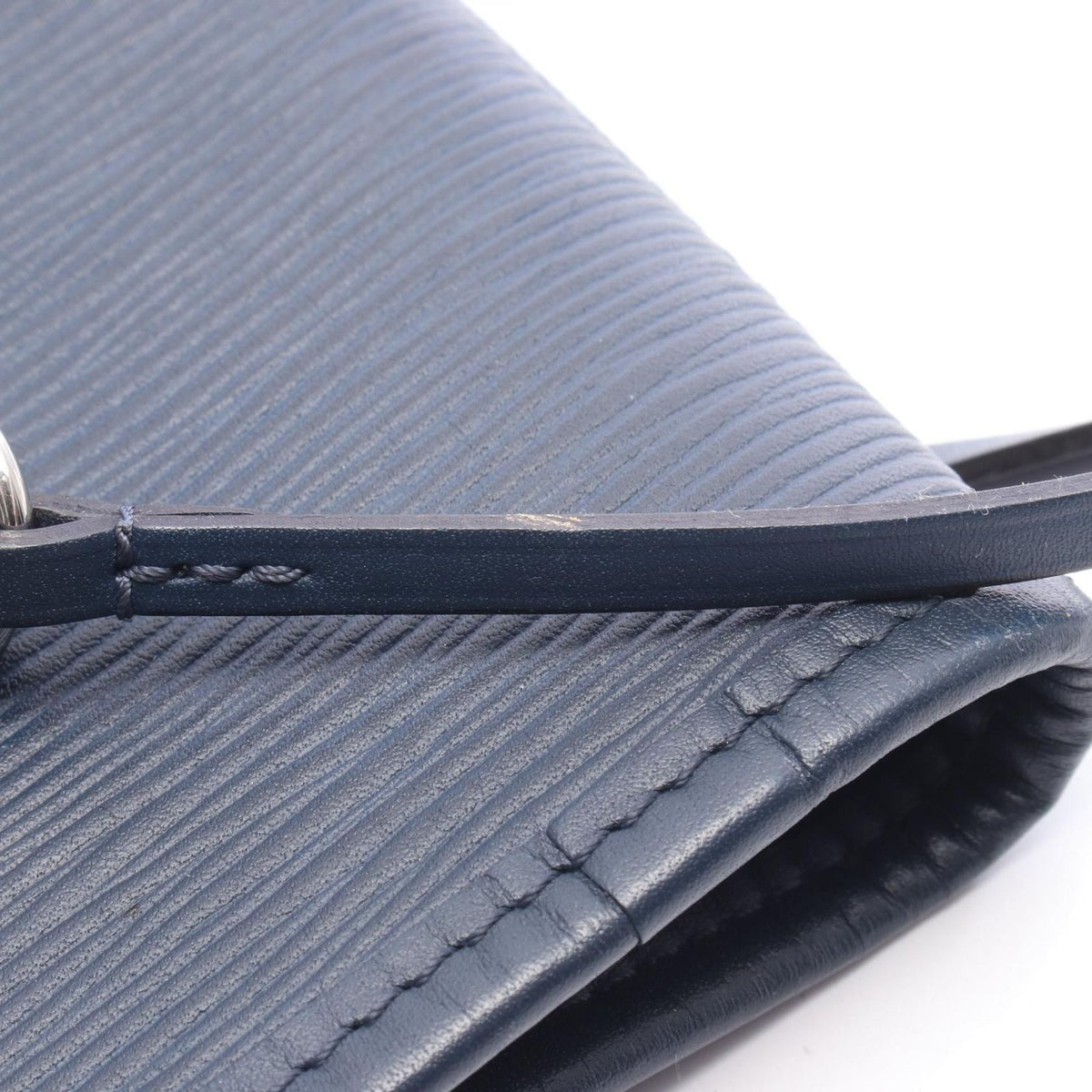 Louis Vuitton Tote Bag Neverfull MM Indigo Blue Leather — view 7