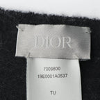 Dior Scarf Oblique Double Face Reversible Wool — view 3