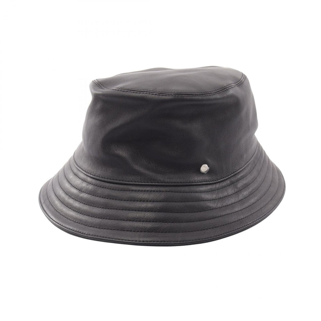 Hermes Hat Sellier Buttons Bucket Leather Hat