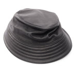 Hermes Hat Sellier Buttons Bucket Leather Hat — view 7