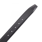 Prada Belt Silver Black Leather — view 3