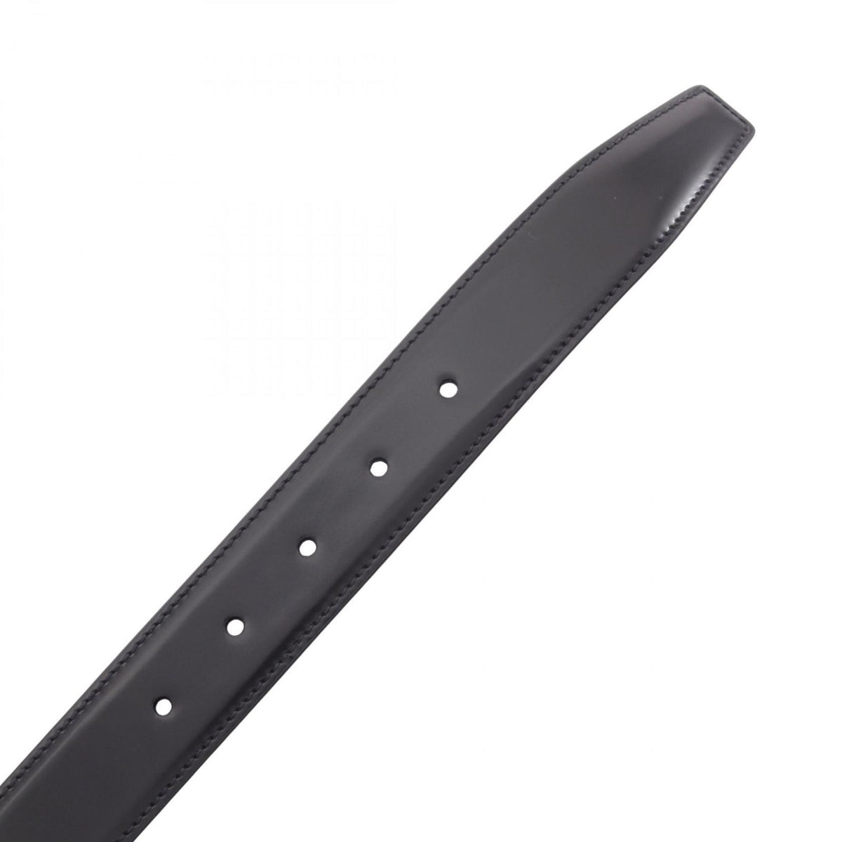 Prada Belt Silver Black Leather — view 3