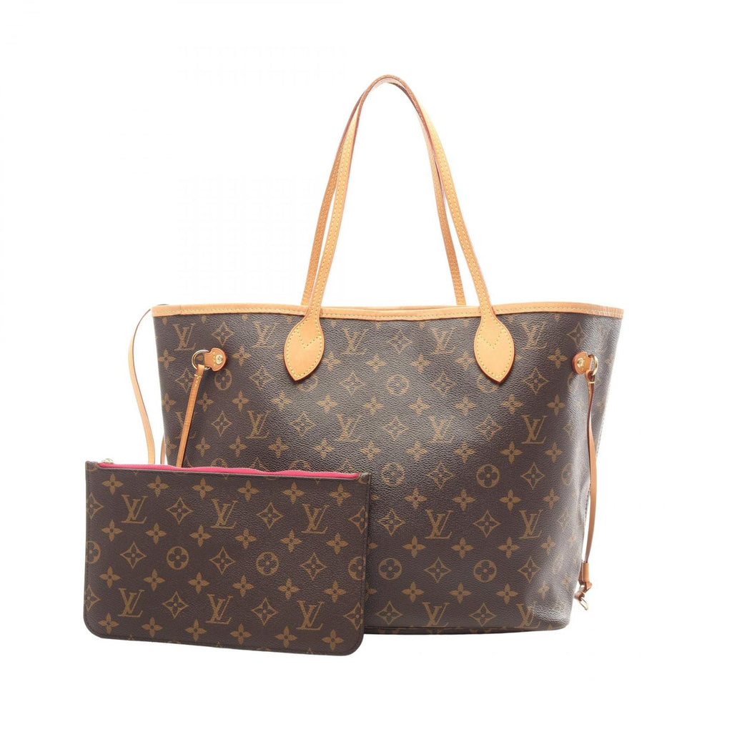 Louis Vuitton Tote Bag Neverfull MM Pivoine Leather