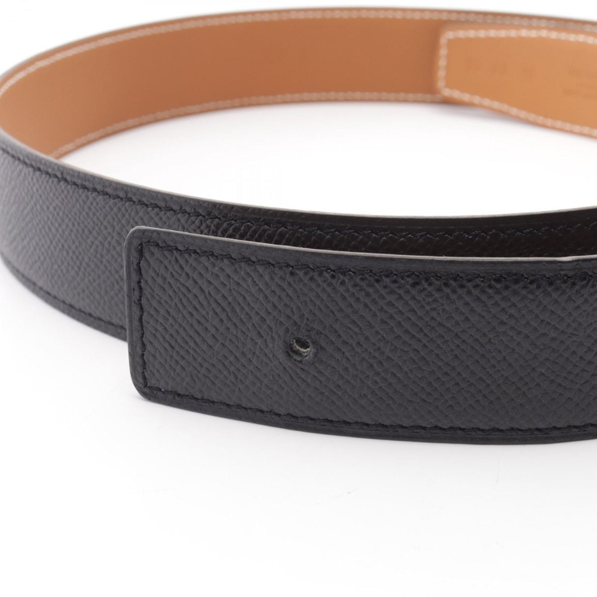 Hermes Belt Constance Noir Gold Reversible — view 2