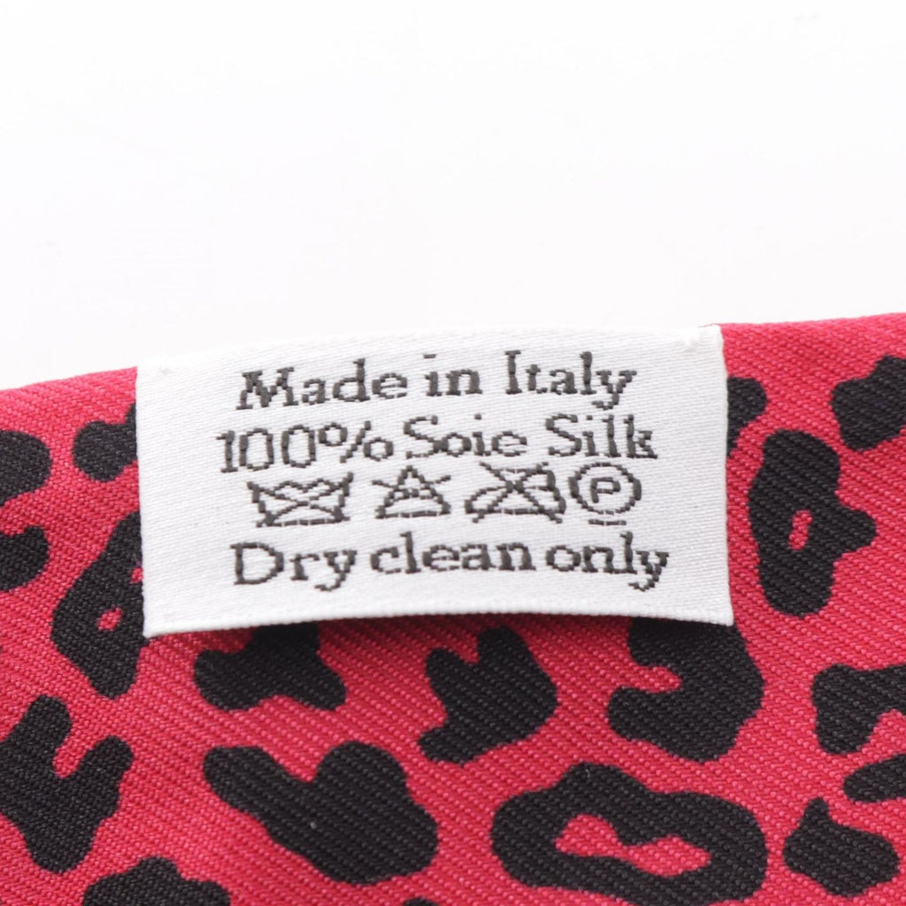 Dior Scarf Mitzah Leopard Ribbon Silk — view 5