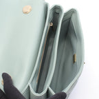 Chanel Shoulder Bag Trendy CC Small Top Handle Flap 2-Way Sage Green Leather — view 3