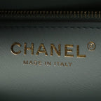 Chanel Shoulder Bag Trendy CC Small Top Handle Flap 2-Way Sage Green Leather — view 4