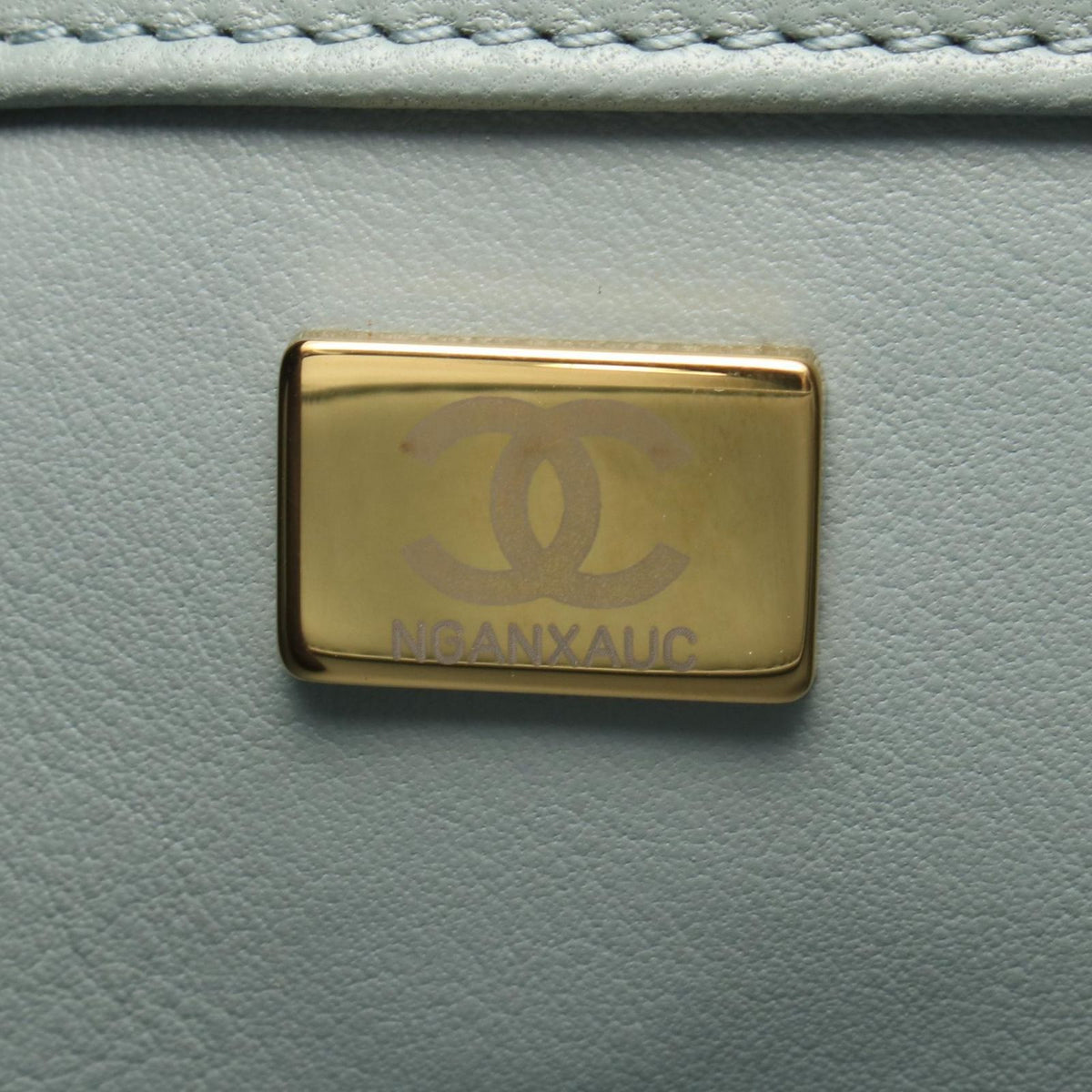 Chanel Shoulder Bag Trendy CC Small Top Handle Flap 2-Way Sage Green Leather — view 5