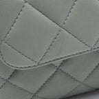 Chanel Shoulder Bag Trendy CC Small Top Handle Flap 2-Way Sage Green Leather — view 6