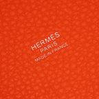 Hermes Handbag Picotin Lock MM Orange Mini Anne Leather — view 4