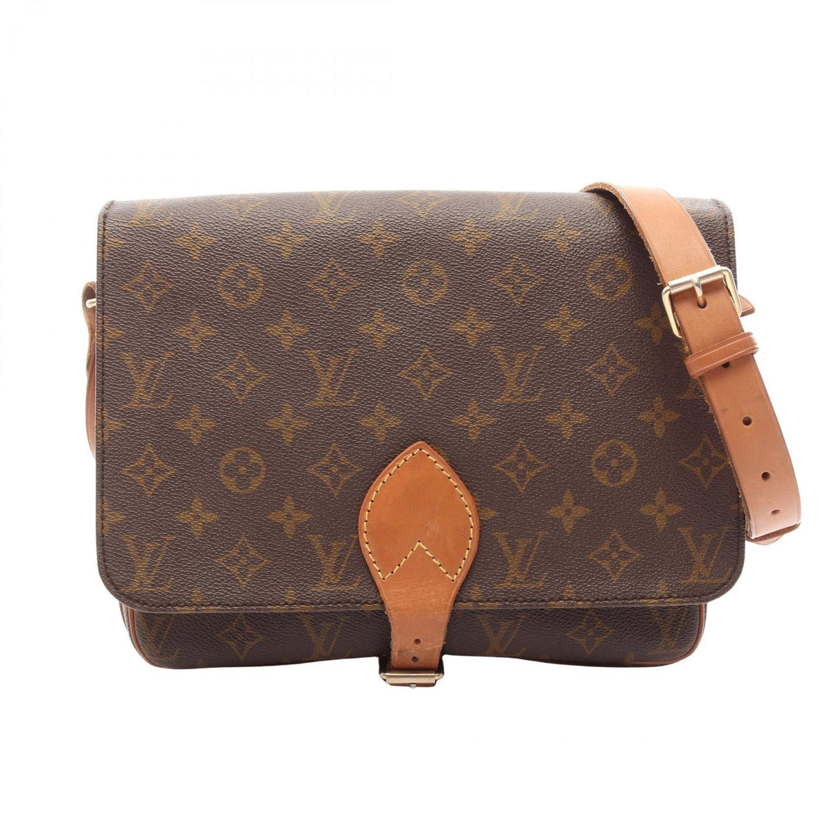Louis Vuitton Shoulder Bag Cartouchiere GM Leather