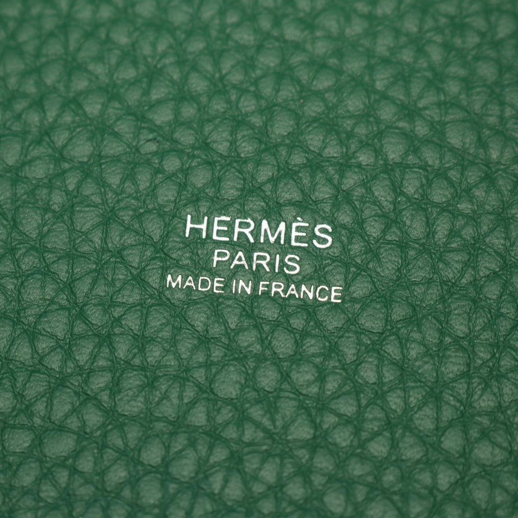Hermes Handbag Picotin Lock MM Vert Vertigo Leather — view 4
