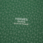 Hermes Handbag Picotin Lock MM Vert Vertigo Leather — view 4