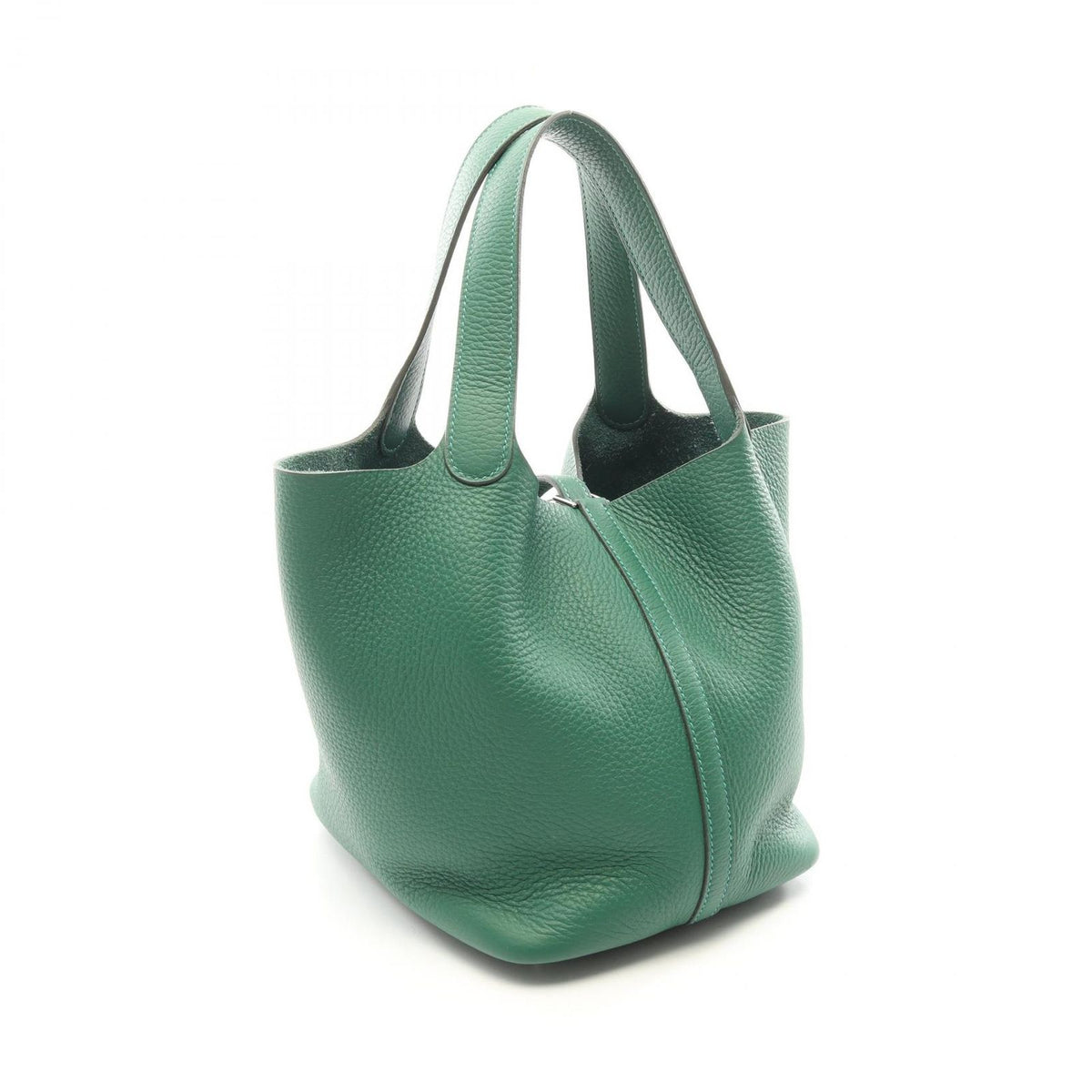 Hermes Handbag Picotin Lock MM Vert Vertigo Leather — view 2