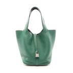 Hermes Handbag Picotin Lock MM Vert Vertigo Leather