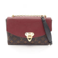 Louis Vuitton Shoulder Bag Saint Placide Bordeaux Leather
