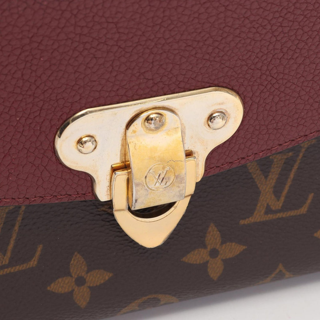 Louis Vuitton Shoulder Bag Saint Placide Bordeaux Leather — view 7