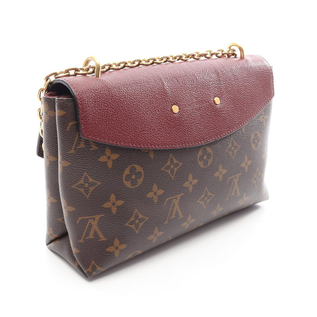 Louis Vuitton Shoulder Bag Saint Placide Bordeaux Leather — view 2