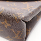 Louis Vuitton Shoulder Bag Saint Placide Bordeaux Leather — view 8