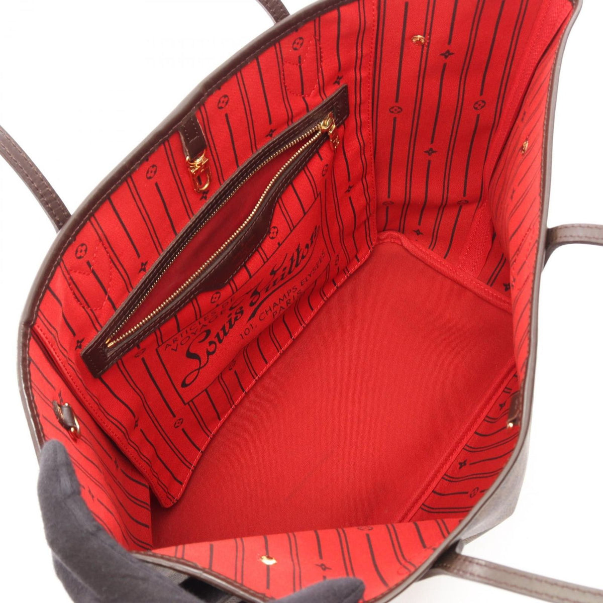 Louis Vuitton Tote Bag Neverfull MM Leather — view 3