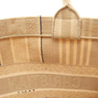 Dior Tote Bag Book Medium Ivory Beige Black Canvas — view 7