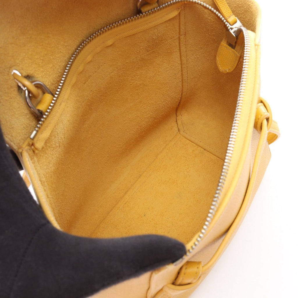 Celine Belt Bag Nano 2-Way Yellow Leather — view 3