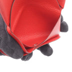 Hermes Coin Purse Calvi Duo Rouge Ladue Leather — view 4