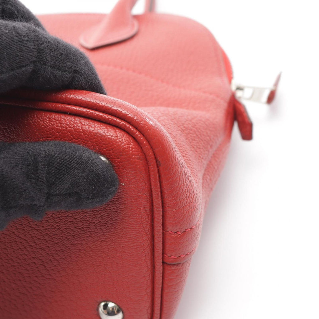 Hermes Handbag Bolide 27 Rouge Garance 2-Way Leather — view 7
