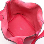 Hermes Handbag Picotin Lock PM Monochrome Pink Rose Mexico Leather — view 3
