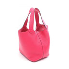Hermes Handbag Picotin Lock PM Monochrome Pink Rose Mexico Leather — view 2