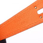 Hermes Shoulder Bag Lindy 30 Orange Leather — view 5