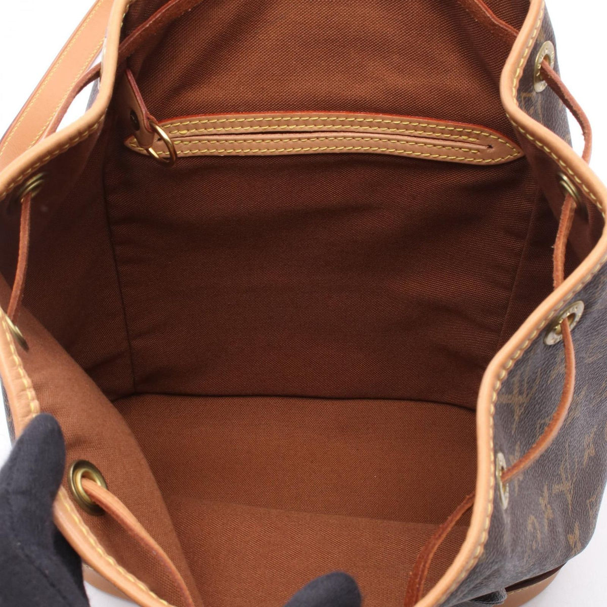 Louis Vuitton Backpack Montsouris MM Leather — view 3