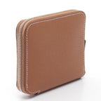 Hermes Round Wallet Azap Compact Silk'in Gold Leather — view 2