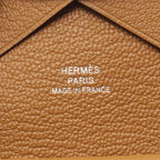 Hermes Coin Purse Calvi Duo Sesame Leather — view 5