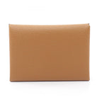 Hermes Coin Purse Calvi Duo Sesame Leather