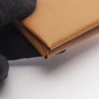 Hermes Coin Purse Calvi Duo Sesame Leather — view 7