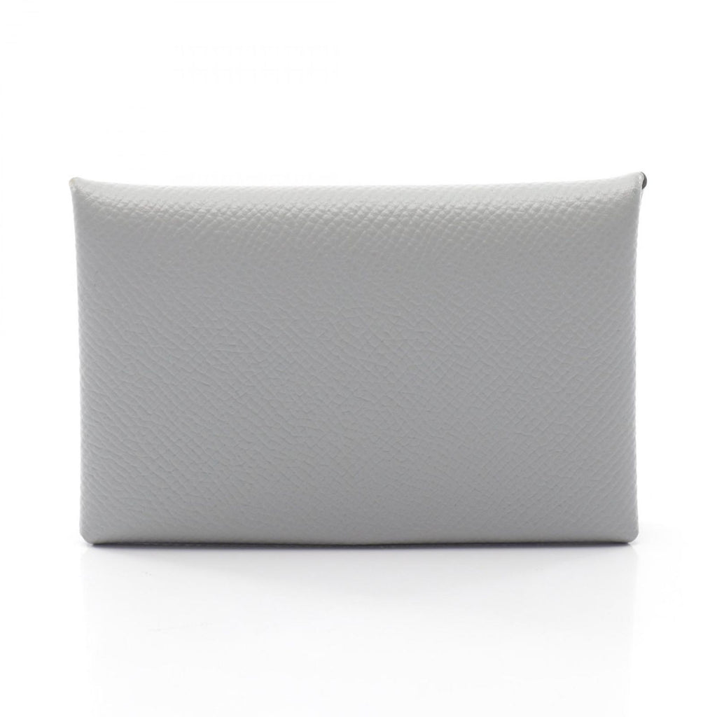 Hermes Coin Purse Calvi Blue Glacier Leather