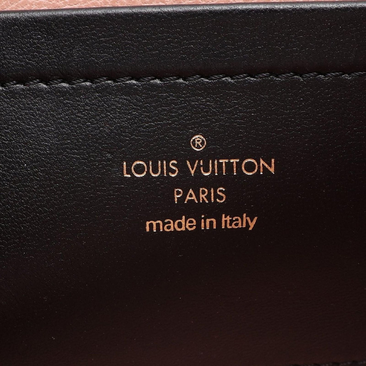 Louis Vuitton Shoulder Bag Pochette Coussin Noir Lambskin Coussins — view 4