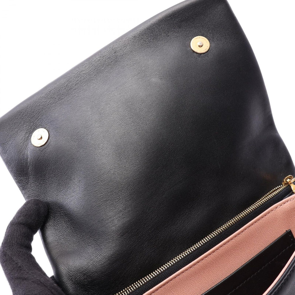 Louis Vuitton Shoulder Bag Pochette Coussin Noir Lambskin Coussins — view 5