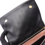 Louis Vuitton Shoulder Bag Pochette Coussin Noir Lambskin Coussins — view 5