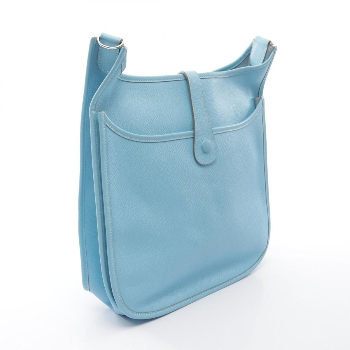 Hermes Shoulder Bag Evelyne 3 Trois GM Celeste — view 2