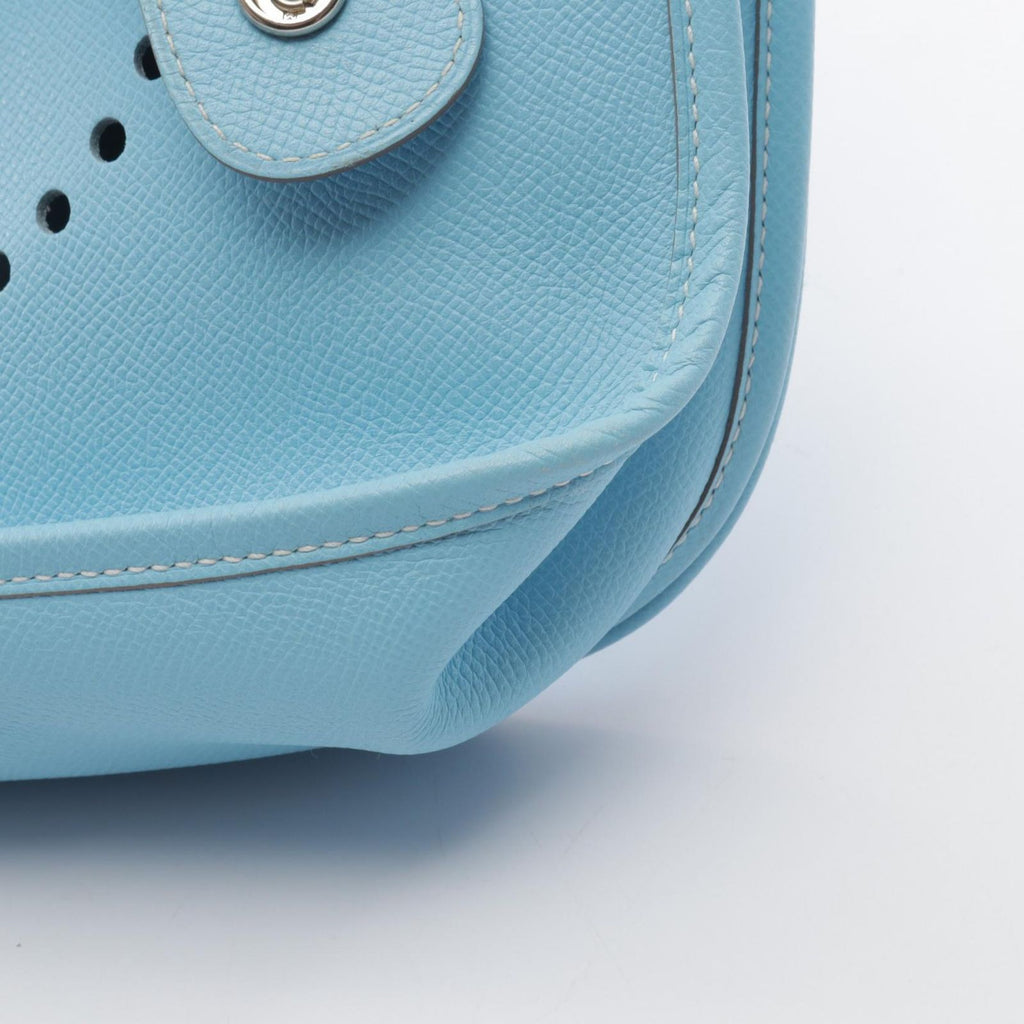 Hermes Shoulder Bag Evelyne 3 Trois GM Celeste — view 7