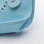 Hermes Shoulder Bag Evelyne 3 Trois GM Celeste — view 7