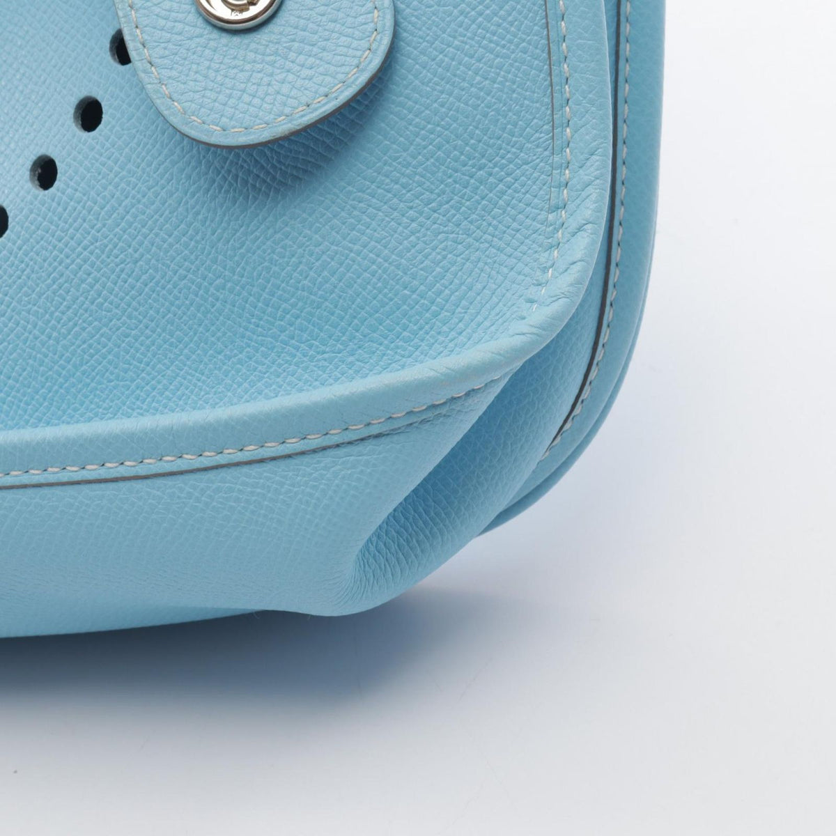Hermes Shoulder Bag Evelyne 3 Trois GM Celeste — view 7
