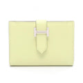 Hermes Card Case Bearn Jaune Bourjon Leather