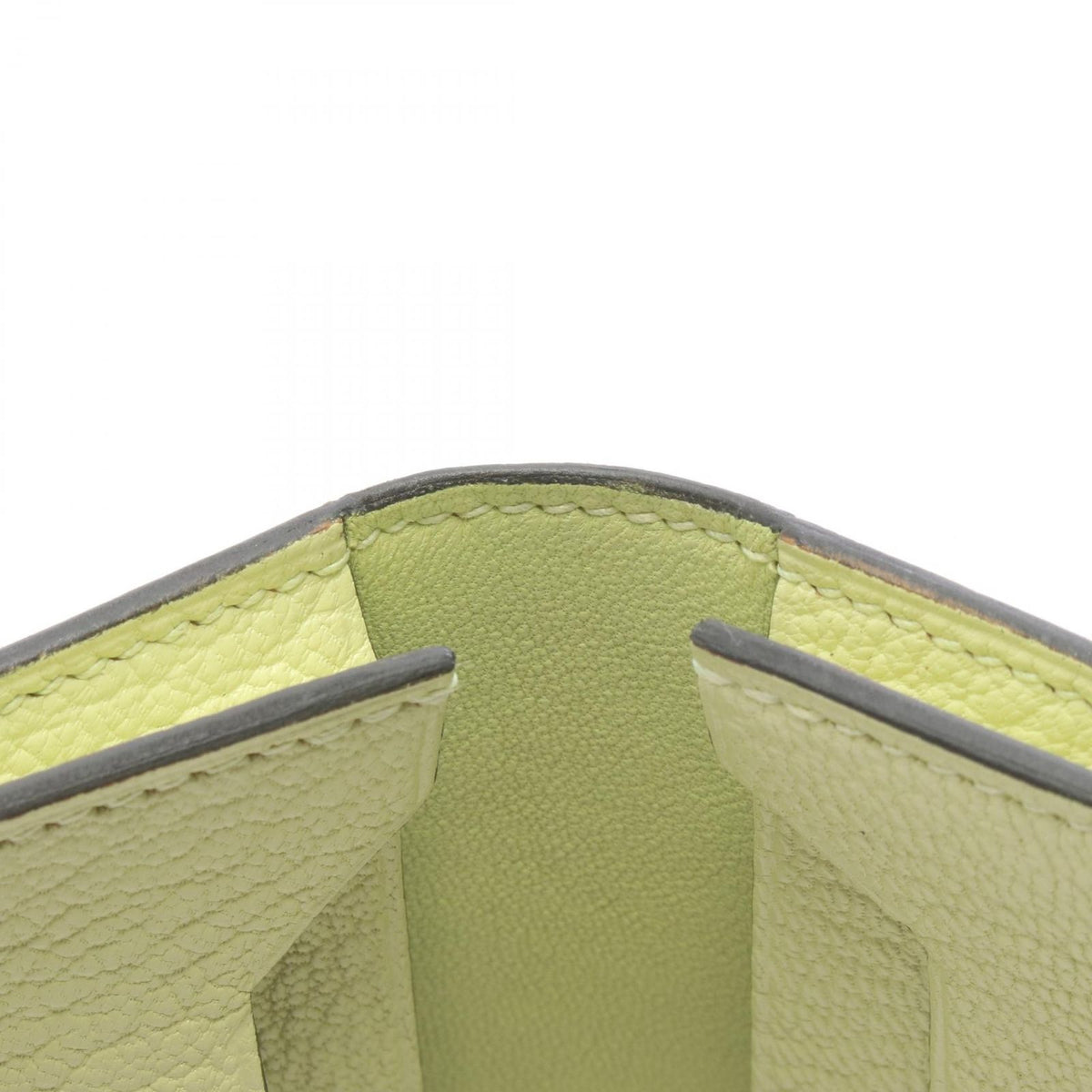 Hermes Card Case Bearn Jaune Bourjon Leather — view 6