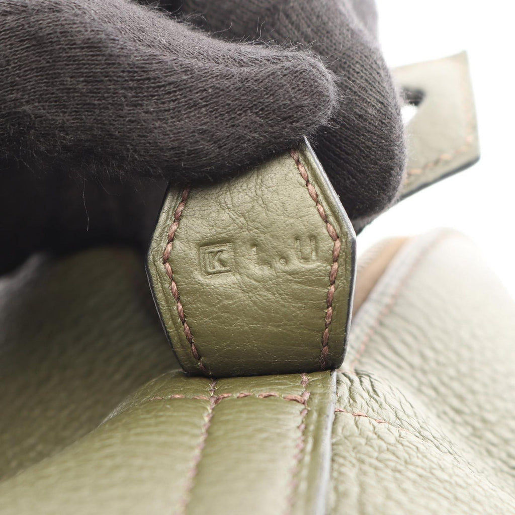 Hermes Handbag Bolide 31 2-Way Olive Green Leather — view 5