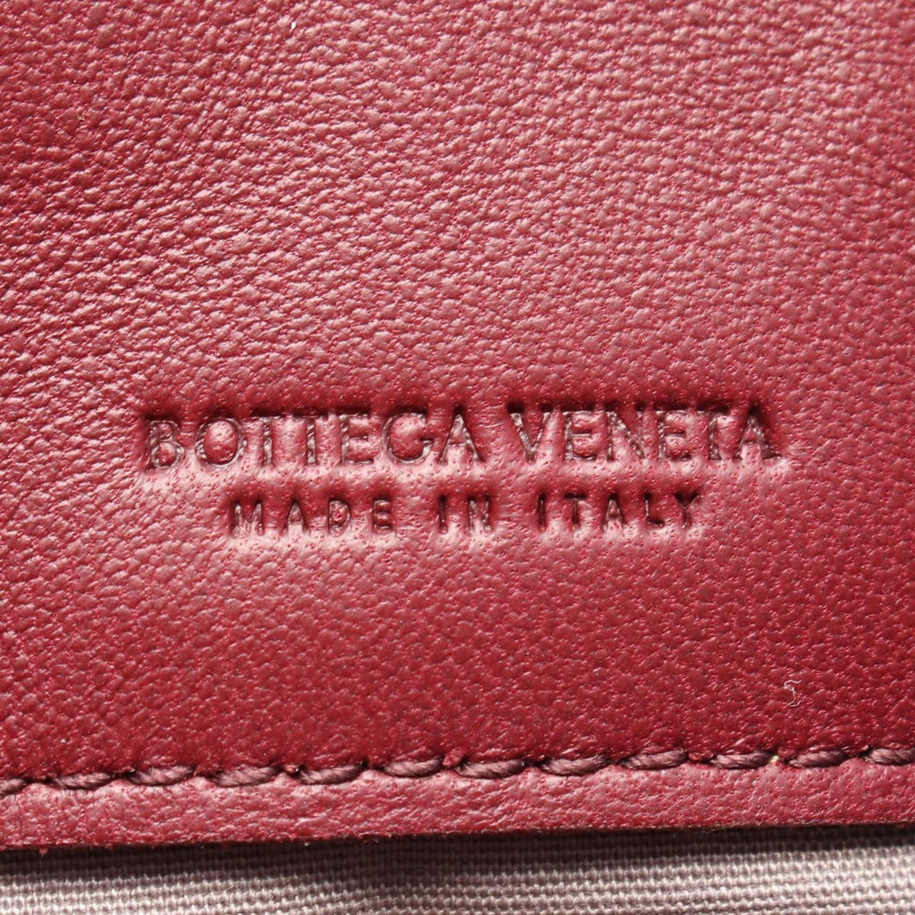 Bottega Veneta Clutch Intrecciato Bordeaux Lambskin — view 4