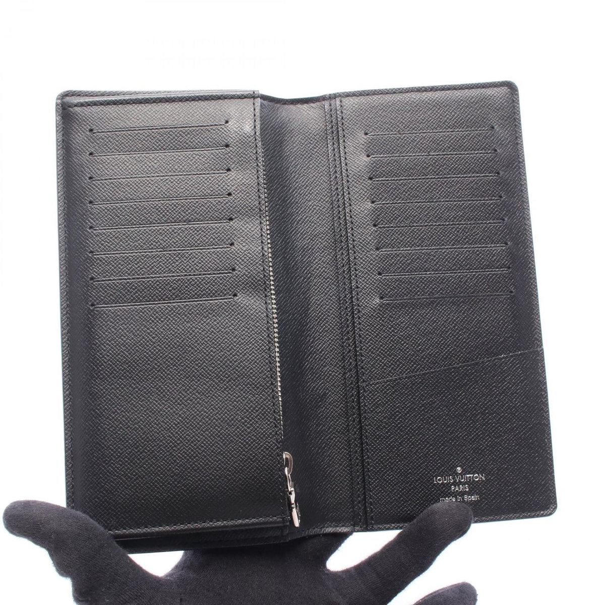 Louis Vuitton Bifold Wallet Portefeuille Brazza 3D Canvas — view 3