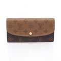 Louis Vuitton Bifold Wallet Portefeuille Emily Canvas